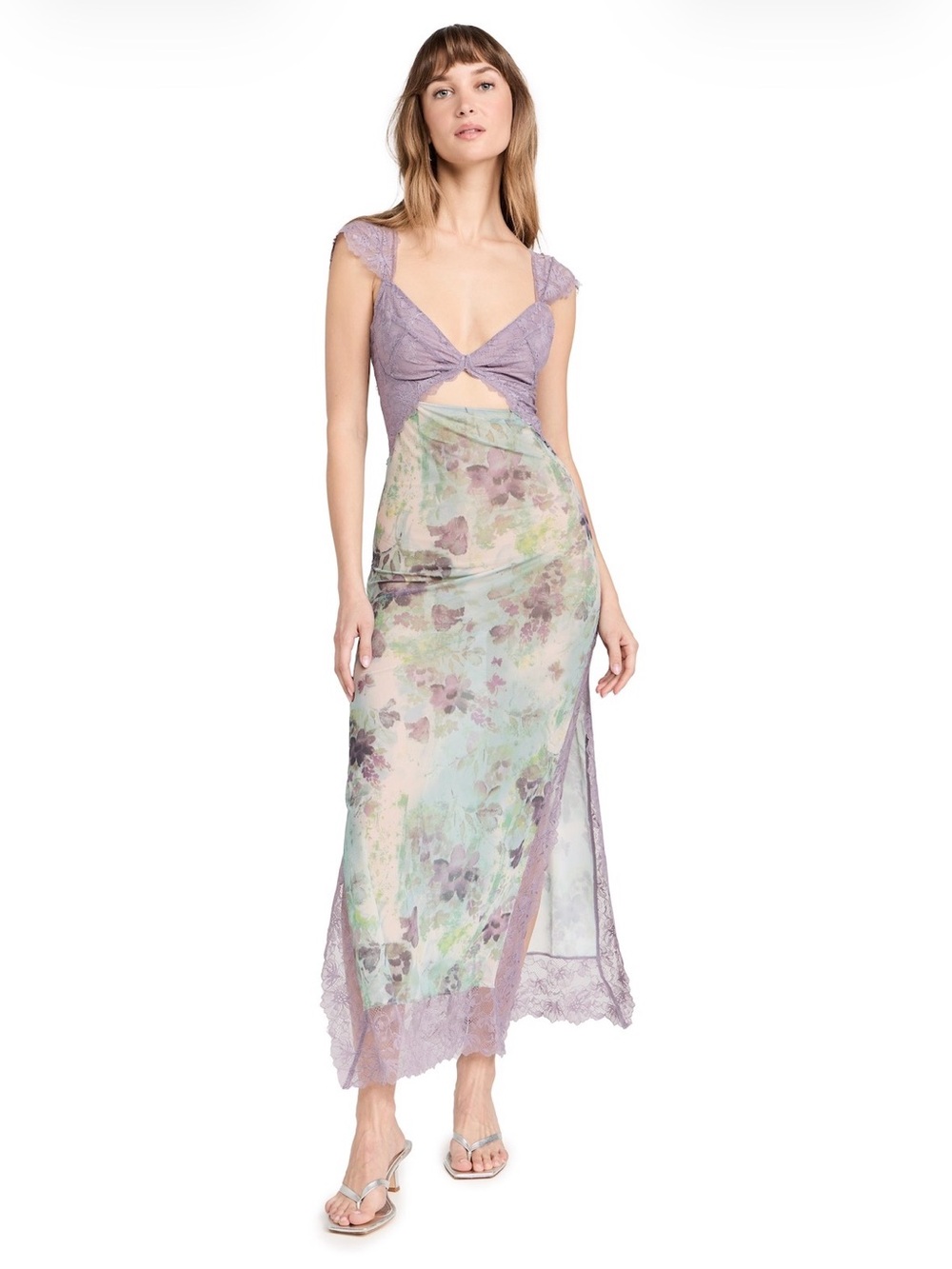 Free People Suddenly Fine Maxi Slip Dress ✨ XS